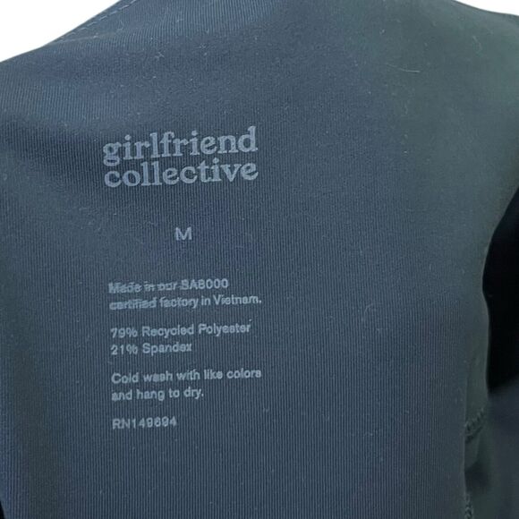Girlfriend Collective High Waist Cropped Leggings Navy Blue Women’s Size Medium - Picture 9 of 11